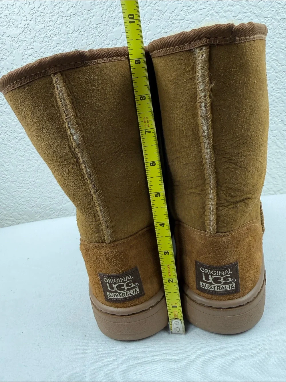 UGG Classic Short Boots | Chestnut Suede | Pure Wool Pile | Men's 10